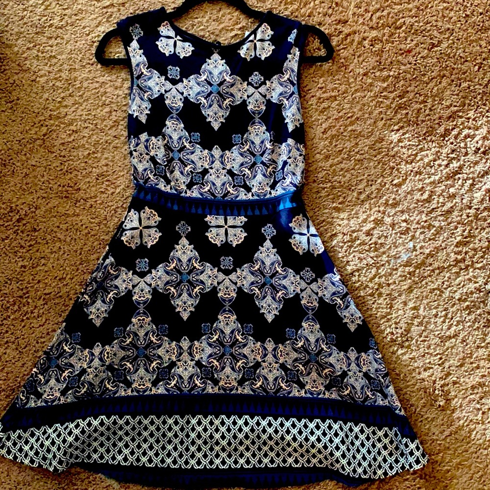 Patterned Cotton Dress 🎀